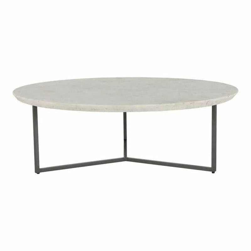 White Contemporary Chloe Coffee Table for Living Room Coffee Tables LOOMLAN By Moe's Home