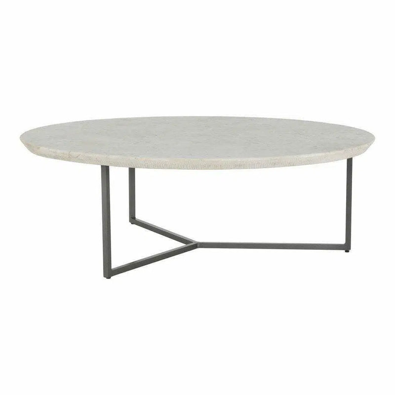 White Contemporary Chloe Coffee Table for Living Room Coffee Tables LOOMLAN By Moe's Home