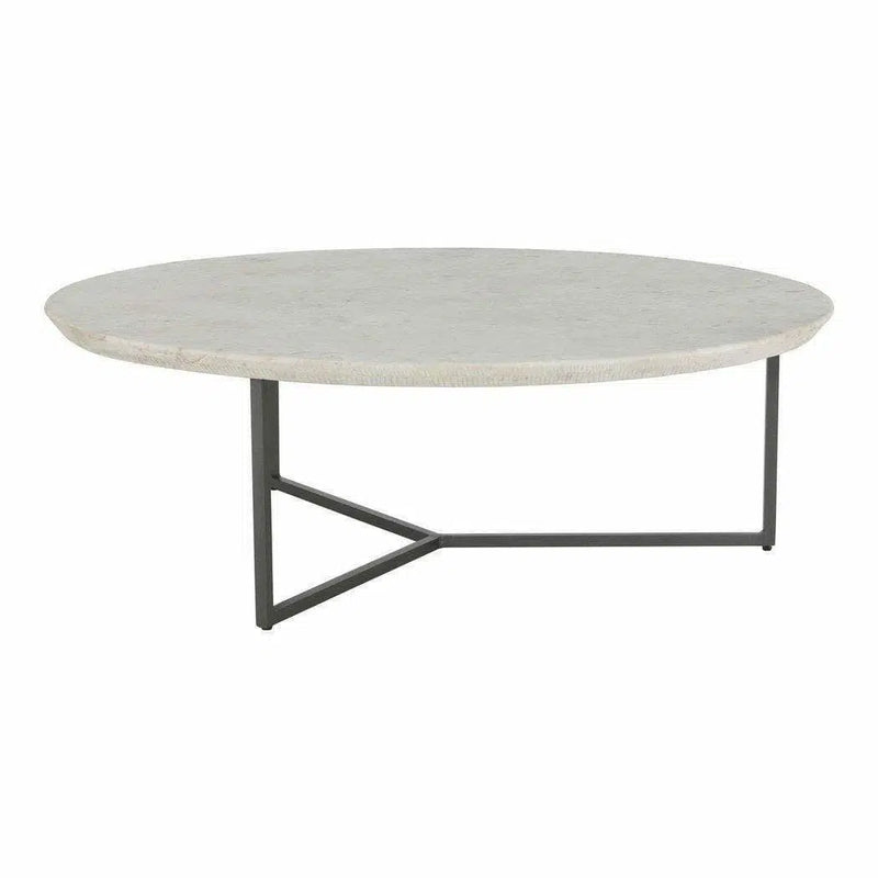 White Contemporary Chloe Coffee Table for Living Room Coffee Tables LOOMLAN By Moe's Home