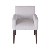 White Dining Chair Charly With Arms Dining Chairs LOOMLAN By Peninsula Home