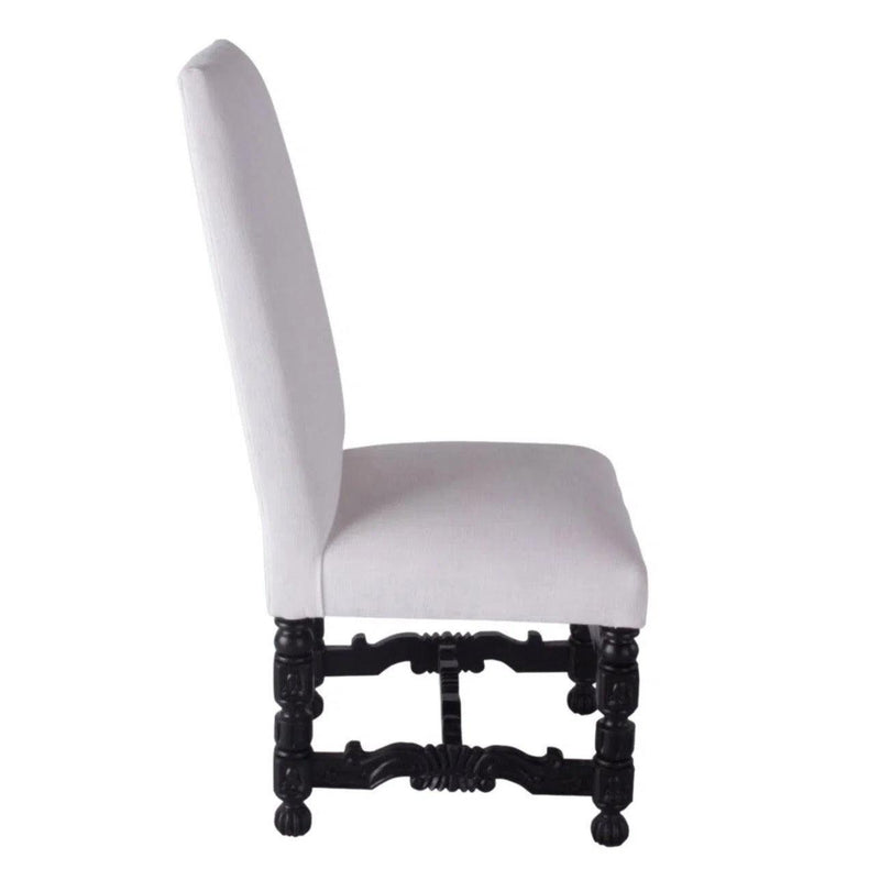 White Dining Chair Finisterra, Bae Porcelain Dining Chairs LOOMLAN By Peninsula Home