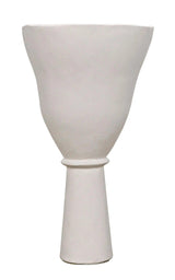 White Fiber Cement Vase Statues & Sculptures LOOMLAN By Noir