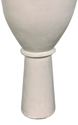 White Fiber Cement Vase Statues & Sculptures LOOMLAN By Noir