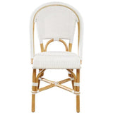 Leroy Rattan Framed Armless Side Chair (Set Of 2)