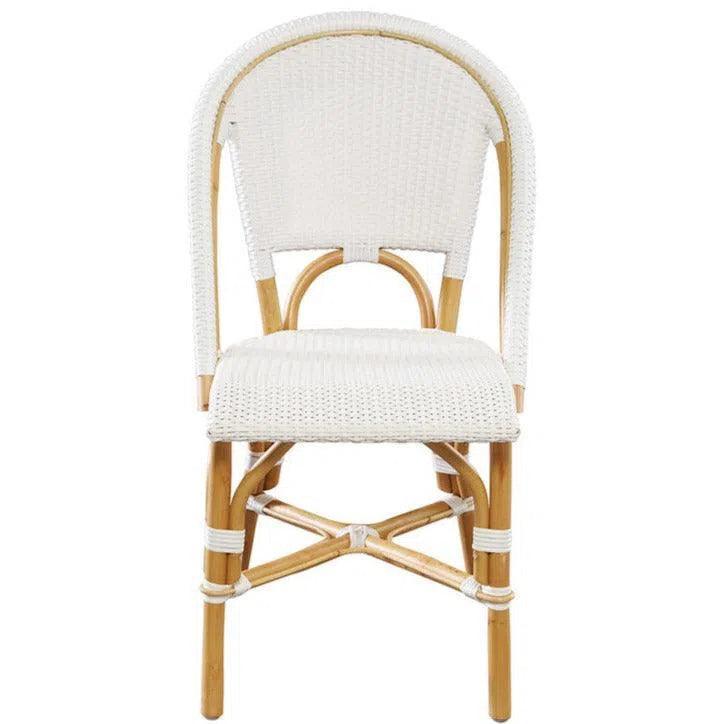 Leroy Rattan Framed Armless Side Chair (Set Of 2)