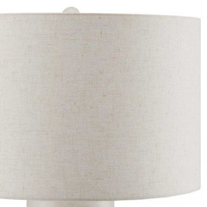 White Linz Table Lamp Table Lamps LOOMLAN By Currey & Co