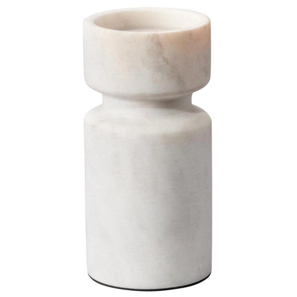 White Marble Daphne Candleholder Statues & Sculptures LOOMLAN By Jamie Young