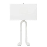 White Marble Leo Table Lamp Table Lamps LOOMLAN By Currey & Co