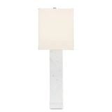 White Marble Leo Table Lamp Table Lamps LOOMLAN By Currey & Co