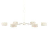 White Monreale Chandelier Chandeliers LOOMLAN By Currey & Co