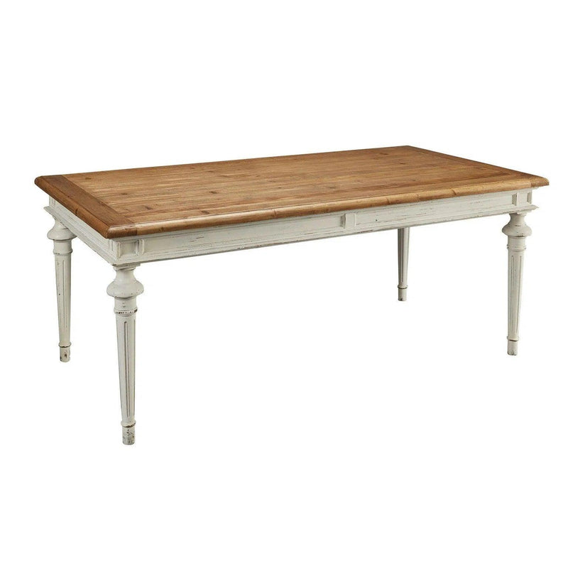 White Piccolo Table Dining Tables LOOMLAN By Furniture Classics