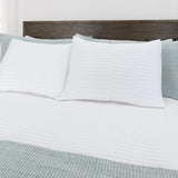 White Quilt Set For Bedroom Parker Throw Pillows LOOMLAN By LOOMLAN