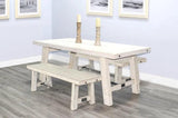 White Sand Dining Table Off White Dining Tables LOOMLAN By Sunny D