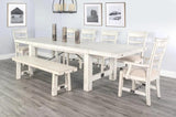 White Sand Extension Table White Dining Tables LOOMLAN By Sunny D