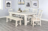 White Sand Extension Table White Dining Tables LOOMLAN By Sunny D