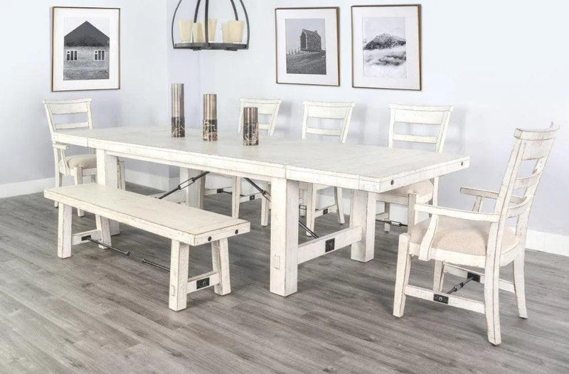 White Sand Extension Table White Dining Tables LOOMLAN By Sunny D