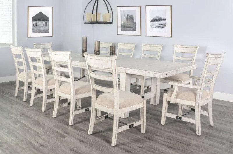 White Sand Extension Table White Dining Tables LOOMLAN By Sunny D