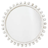 White Washed Fir Wood Brighton Wall Mirror Wall Mirrors LOOMLAN By Jamie Young