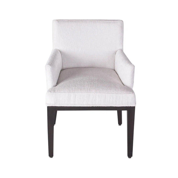 White With Arms Dining Chair Jenn Dining Chairs LOOMLAN By Peninsula Home