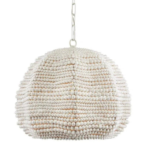 Whitewash Octavia Pendant Pendants LOOMLAN By Currey & Co