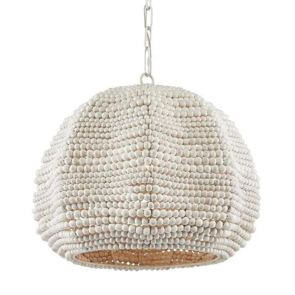 Whitewash Octavia Pendant Pendants LOOMLAN By Currey & Co