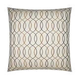 Whitney Off-White Throw Pillow With Insert Throw Pillows LOOMLAN By D.V. Kap