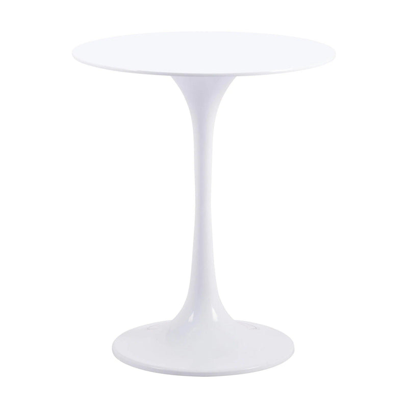 Wilco Side Table White Side Tables LOOMLAN By Zuo Modern