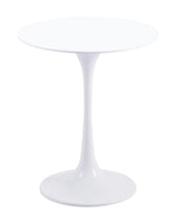 Wilco Side Table White Side Tables LOOMLAN By Zuo Modern