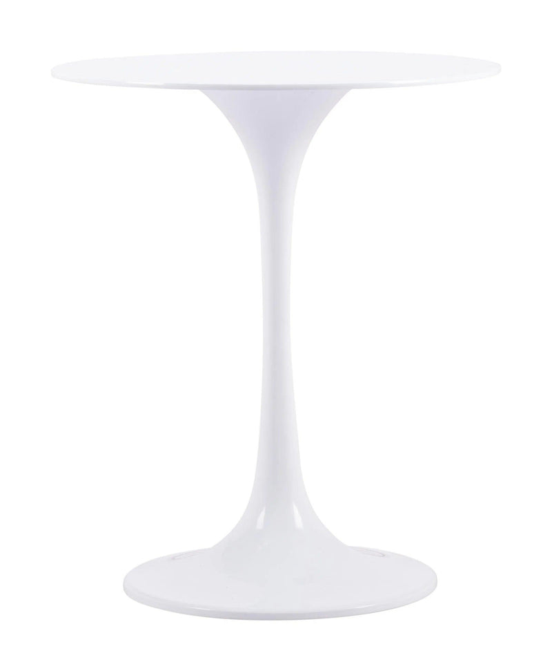 Wilco Side Table White Side Tables LOOMLAN By Zuo Modern