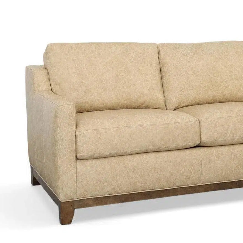 Wildcat Custom Leather Couch - American Crafted Sofas & Loveseats LOOMLAN By Uptown Sebastian