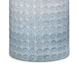 Wildflower Light Blue Ceramic Mid Century Modern Side Table Side Tables LOOMLAN By Jamie Young