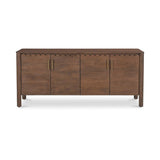 Wiley Wood Vintage Brown 4 Door Sideboard Sideboards LOOMLAN By Moe's Home