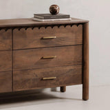 Wiley Wood Vintage Brown Dresser Dressers LOOMLAN By Moe's Home