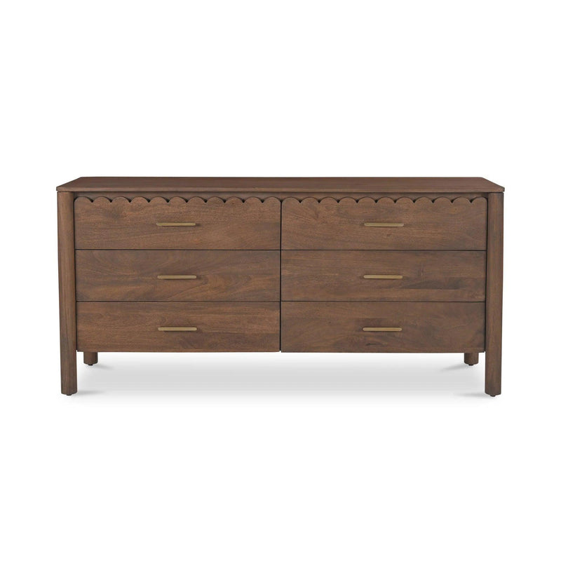 Wiley Wood Vintage Brown Dresser Dressers LOOMLAN By Moe's Home