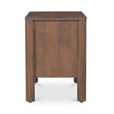 Wiley Wood Vintage Brown Nightstand Nightstands LOOMLAN By Moe's Home