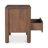 Wiley Wood Vintage Brown Nightstand Nightstands LOOMLAN By Moe's Home