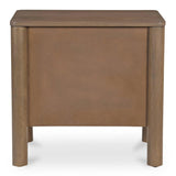 Wiley Wood Vintage Brown Nightstand Nightstands LOOMLAN By Moe's Home