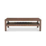 Wiley Wood Vintage Brown Rectangular Coffee Table Coffee Tables LOOMLAN By Moe's Home