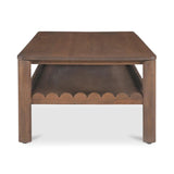 Wiley Wood Vintage Brown Rectangular Coffee Table Coffee Tables LOOMLAN By Moe's Home