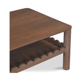 Wiley Wood Vintage Brown Rectangular Coffee Table Coffee Tables LOOMLAN By Moe's Home