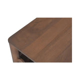 Wiley Wood Vintage Brown Rectangular Coffee Table Coffee Tables LOOMLAN By Moe's Home