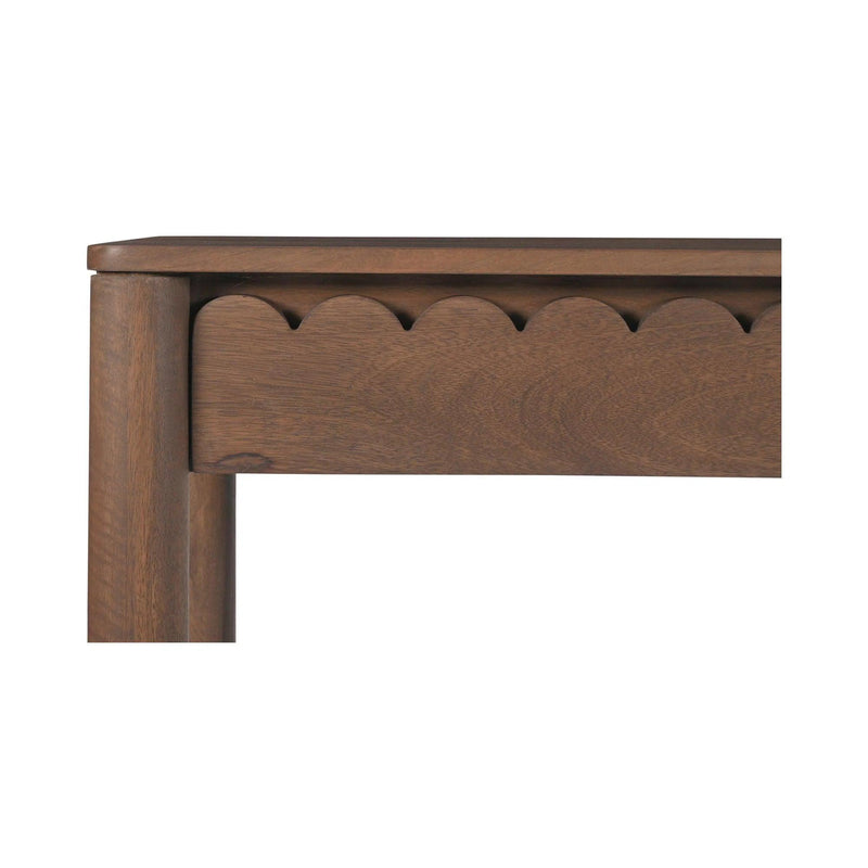 Wiley Wood Vintage Brown Rectangular Console Table Console Tables LOOMLAN By Moe's Home