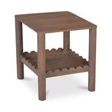 Wiley Wood Vintage Brown Square Side Table Side Tables LOOMLAN By Moe's Home