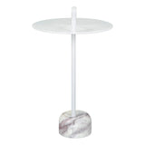 Will Side Table White Side Tables LOOMLAN By Zuo Modern