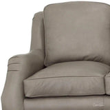 Williamsburg Grey Leather Couch Benchmade In the USA Sofas & Loveseats LOOMLAN By Uptown Sebastian