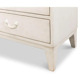 Willow 3 Drawer Commode Antique White Dressers LOOMLAN By Sarreid