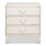 Willow 3 Drawer Commode Antique White Dressers LOOMLAN By Sarreid