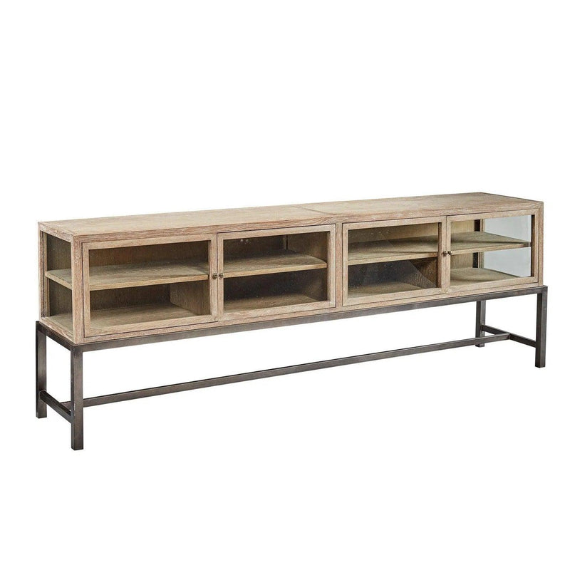 Windows Media Console TV Stands & Media Centers LOOMLAN By Furniture Classics