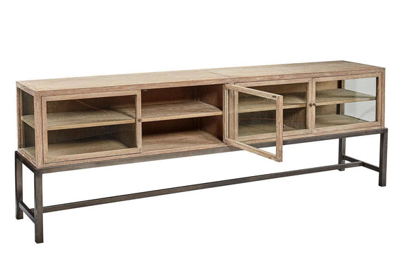 Windows Media Console TV Stands & Media Centers LOOMLAN By Furniture Classics