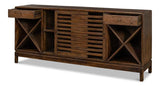 Wine Bar Cabinet With Drawers Home Bar Cabinets LOOMLAN By Sarreid